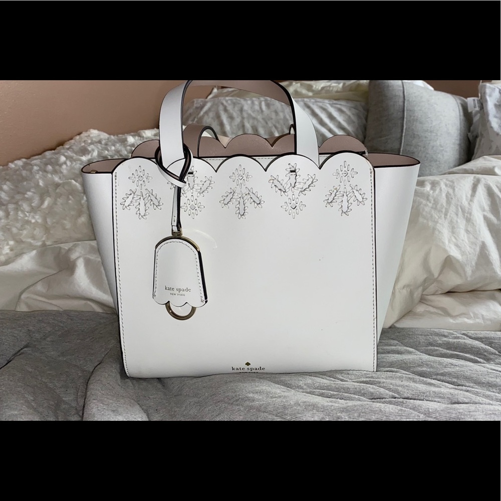 White Kate Spade Purse